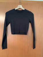anthrazitfarbenes Langarmshirt, bauchfrei, Zara, Größe M Saarland - Illingen Vorschau