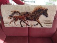 Handgeknüpfter Wandteppich mit Pferdemotiv Niedersachsen - Holzminden Vorschau