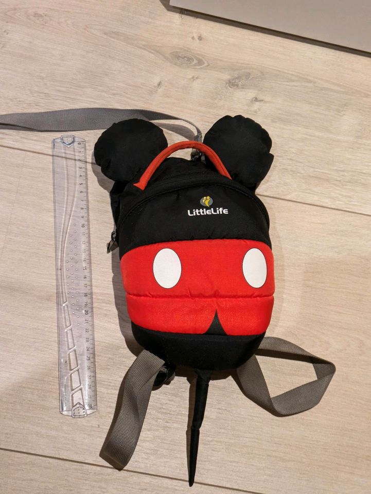 Little Life süßer Mickey Maus Kleinkinderrucksack rot/schwarz Kri in Diesdorf