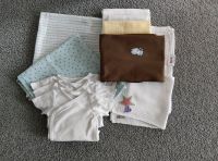 Baby Starterset Musselin Windeln + 3 Bodys H+M Gr. 56/62 weiss Nordrhein-Westfalen - Schalksmühle Vorschau