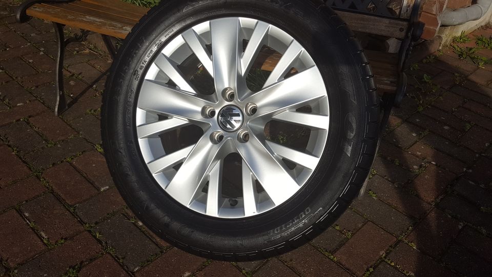 4x Sommerreifen Dunlop 235/55 R17  auf  Alufelge in Wedemark