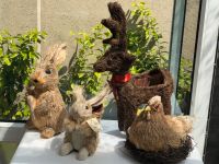 2 Hasen / 1 Henne Huhn / 2 Hirsch / Rentier mit Schlitten Ostern Nürnberg (Mittelfr) - Nordstadt Vorschau