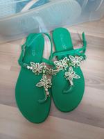 ♡Sandalen grün Schmetterling ♡ Rheinland-Pfalz - Mainz Vorschau