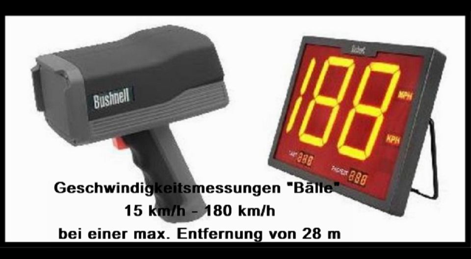 Radar Gun mit Display zum Mieten in Erlenbach am Main 