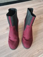 Stiefeletten Schuhe Größe 39 rot weinrot Nordrhein-Westfalen - Recklinghausen Vorschau