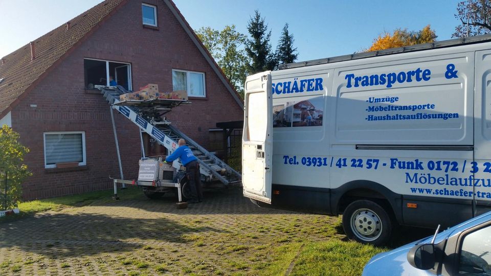 SCHÄFER Transporte Umzüge , Haushaltsauflösungen , Entrümpelung in Brandenburg an der Havel