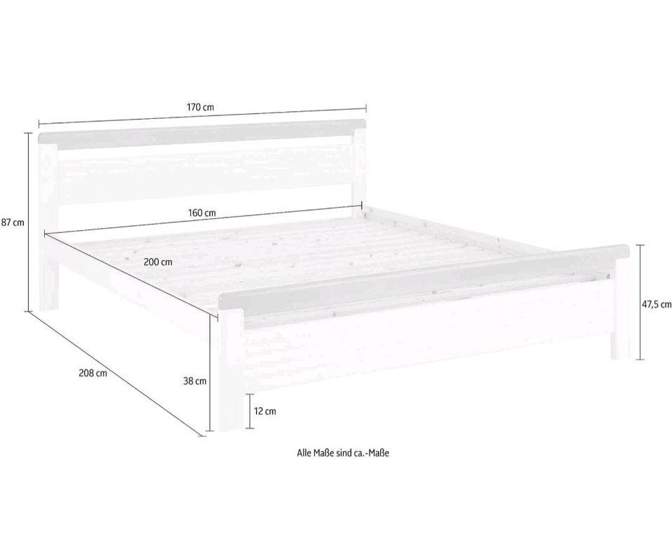 Bett 160×200 cm in Röhrsdorf