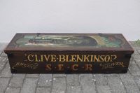 [8042] Holzkiste Eisenbahn S-E-C-R Clive Blenkinsop Dunkelbraun Baden-Württemberg - Hockenheim Vorschau