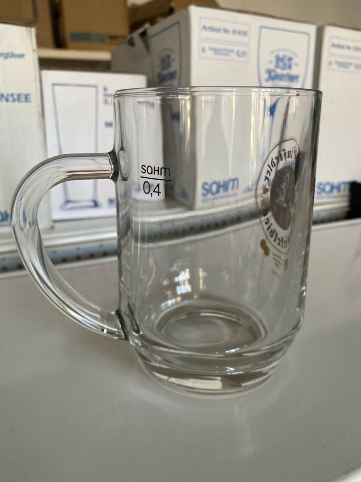 Seltener Einsiedler Zwickelbier 0,4l Glas Krug 6x=25€ in Chemnitz