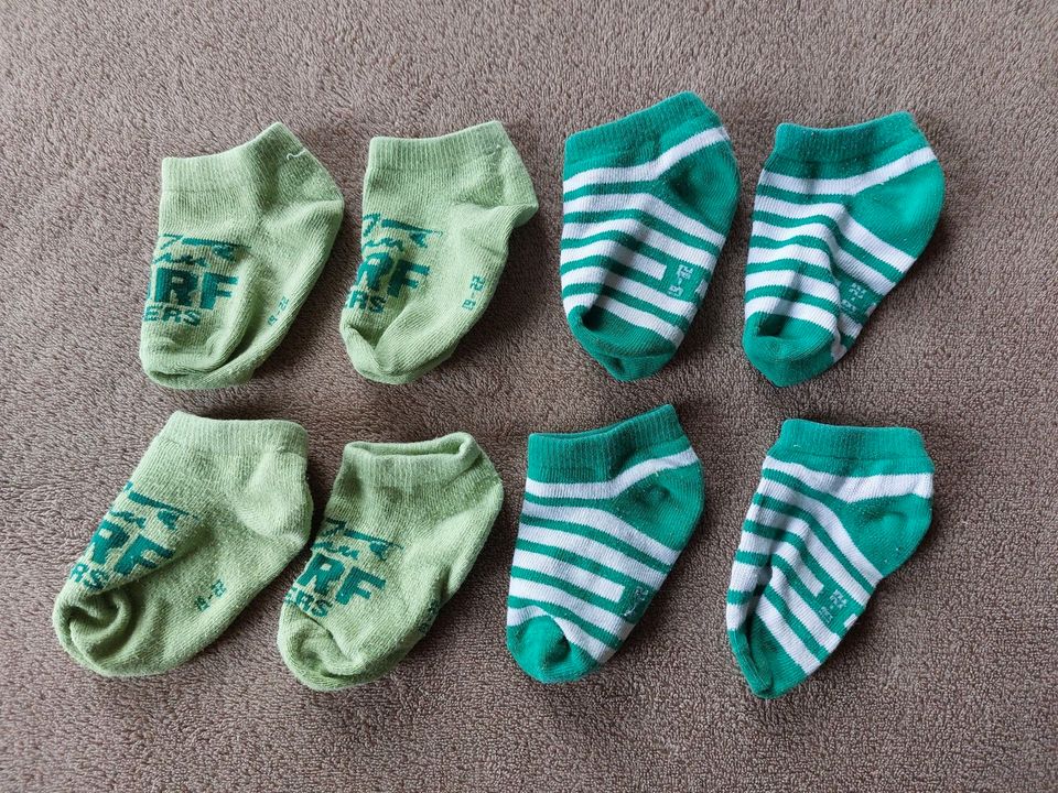 Sneakersocken Socken gr.19-22 im Set für 0,80€ Zwillinge in Pommersfelden