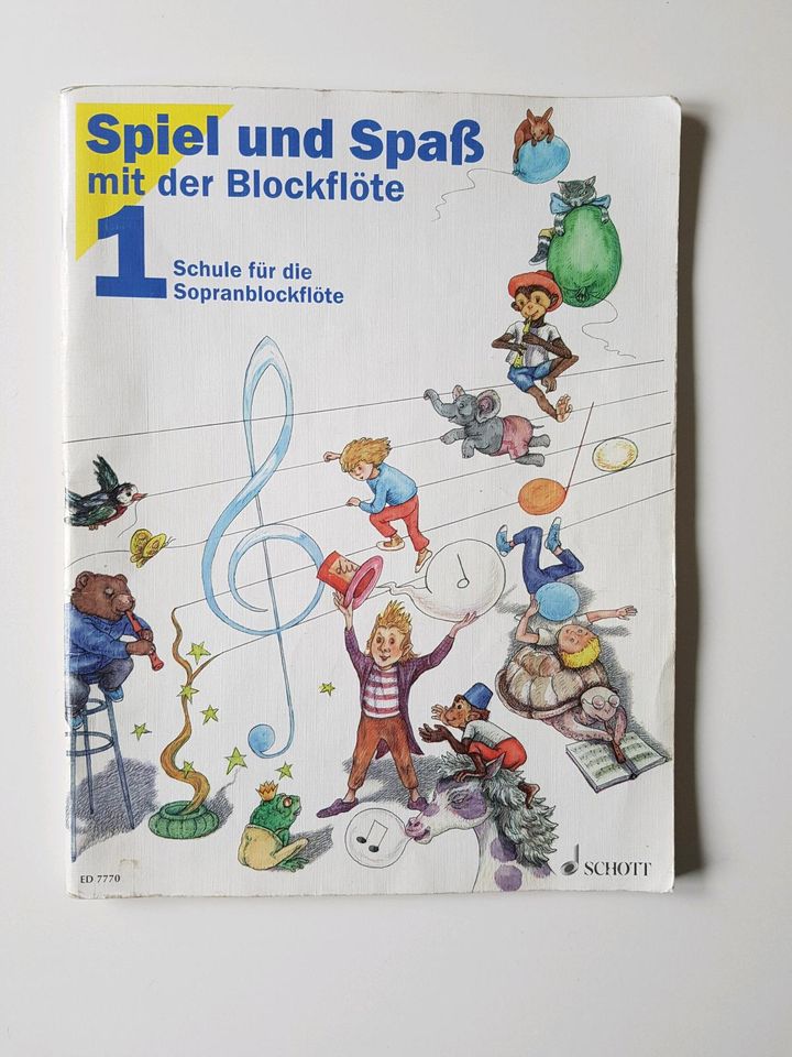 Übungsheft "Spiel & Spaß mit der Blockflöte 1 in Dortmund