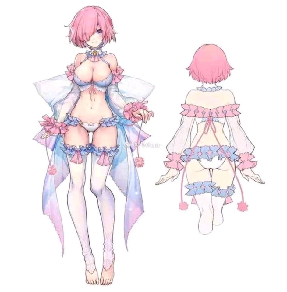Mash Fairy Lingerie Cosplay Fate inkl wig Perücke in Gelsenkirchen