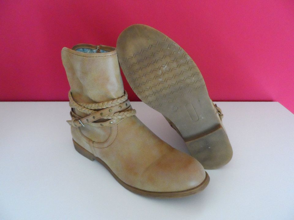 LOVERS´ LANE Schuhe Stiefel Boots Creme Camel 40 *** TOP *** in Sereetz