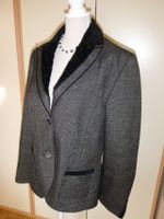 TUZZI  trendiger BLAZER GLEN-CHECK m FAKE-FUR Besatz Gr.40 TOP Niedersachsen - Adendorf Vorschau