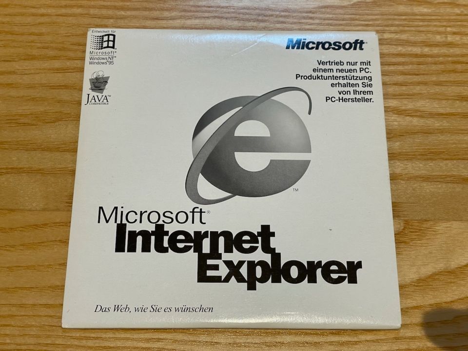 Microsoft Internet Explorer 4.0 für Windows 95 NT Vintage Retro in Dießen