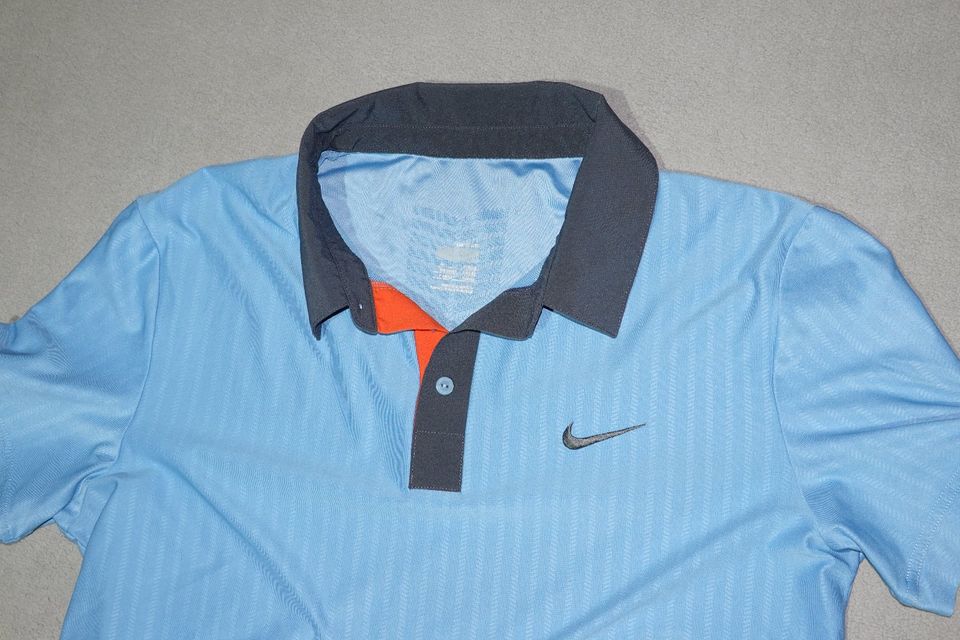 Federer Nike Shirt 2009 M blau blue Roland Garros Court French in Piding