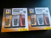 Marabu Metallic Farbe Künstlerfarbe 6x75 ml Neu + OV Malen Versan Bayern - Volkach Vorschau