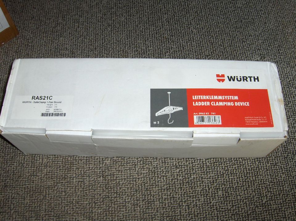 WÜRTH LEITERKLEMMSYSTEM RAS21C neu in Westhausen