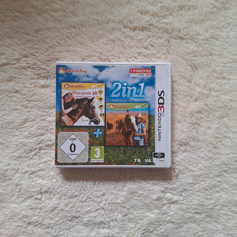 2 in 1: Mein Gestüt 3D & Mein Westernpferd 3D | Nintendo 3Ds in Leverkusen