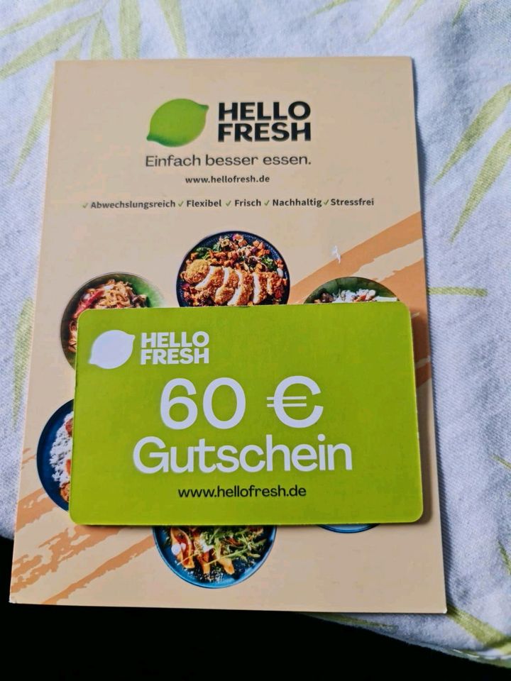 Hello Fresh 60€  Gutschein (Neukunden) in Brandenburg an der Havel