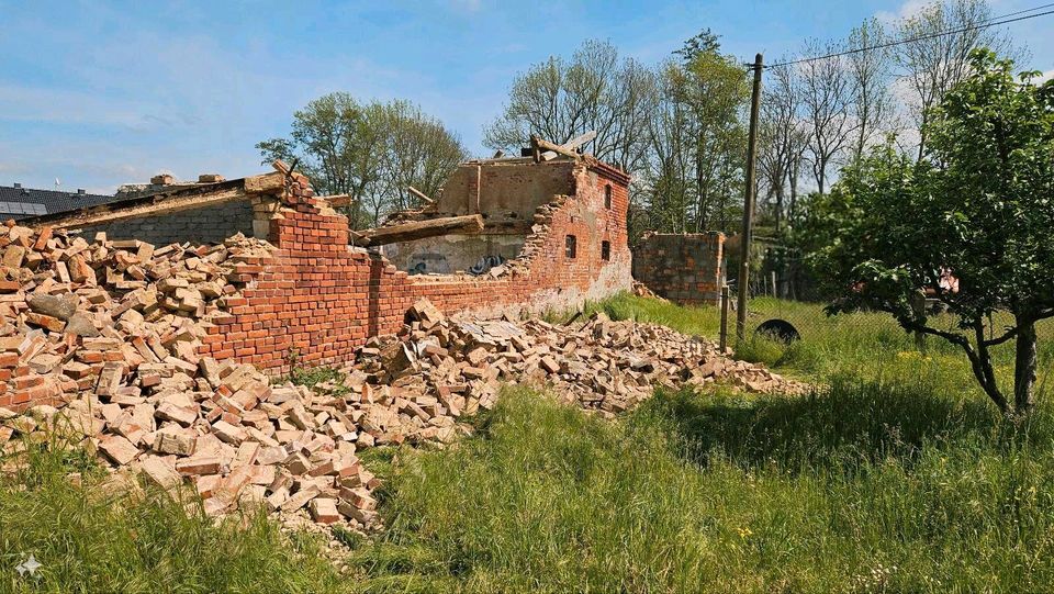 Historische Baustoffe, Backsteine, Antike Mauersteine in Mockrehna