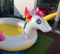 Einhorn-Planschbecken/Kinderpool (2,50x2m) Bayern - Puchheim Vorschau