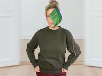 Sandro Pullover Sweatshirt Hoodie 100% Baumwolle Khaki Berlin - Mitte Vorschau