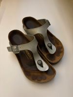 Birkenstock Gizeh 37 Silber Zehentrenner Wiesbaden - Nordenstadt Vorschau