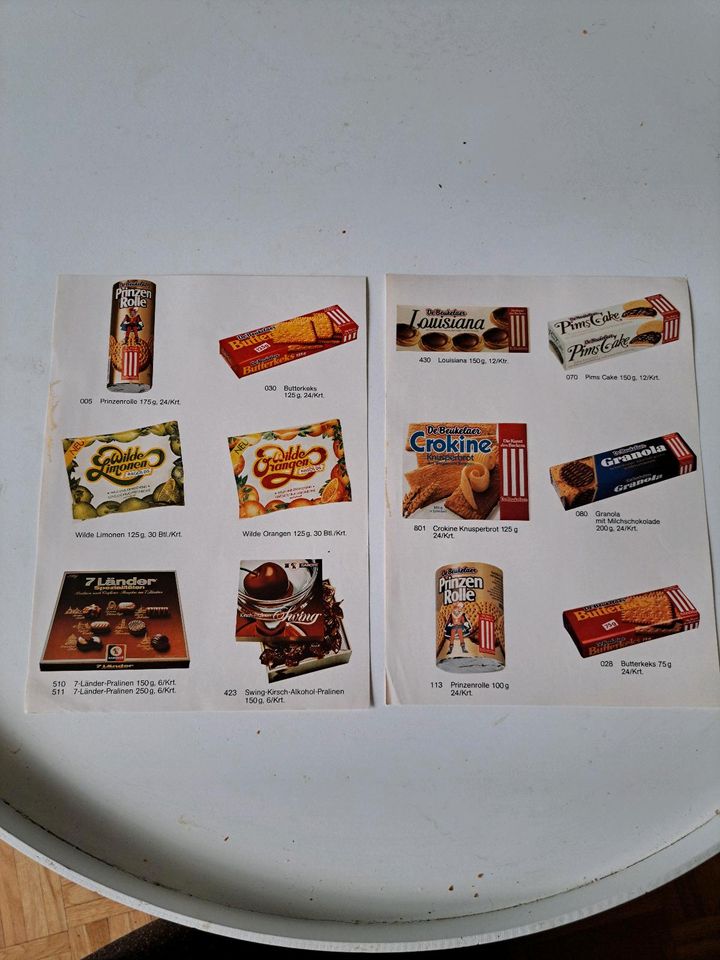 Werbung Schokolade Süßigkeiten 70er in Lörrach