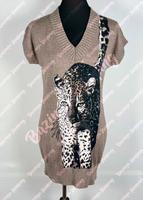 ✨ Casual Designer Kleid Marc Cain braun Leopard Kaschmir N3 ❣️ Berlin - Steglitz Vorschau