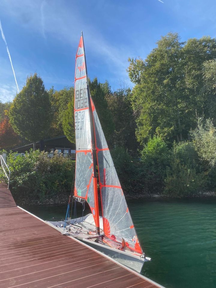 29er Boot Segel Jolle Skiff GER 1032 in Dormagen