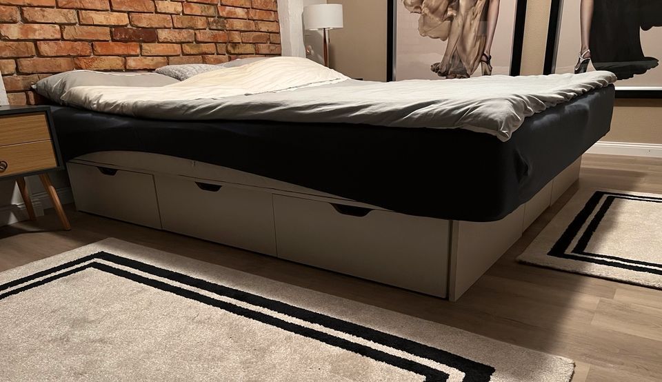 Wasserbett Doppelbett 180 x 220 von Bellvita Sondergröße TOP Zust in Blankenheim