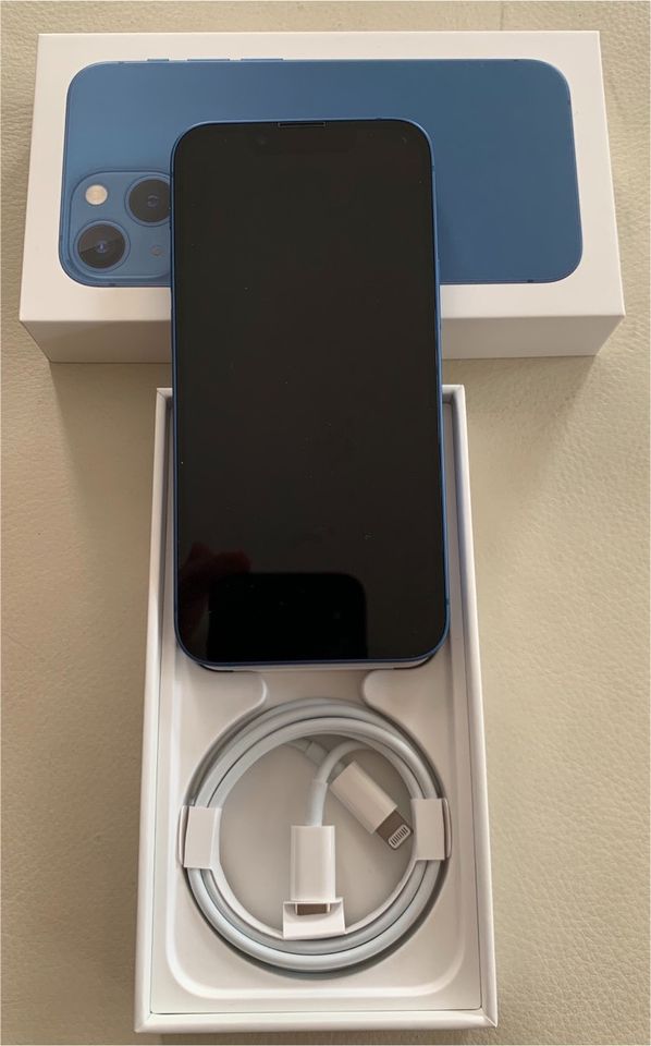 Iphone 13 mini 128 GB blau, ohne SIM-Lock - NEU - in Hanau