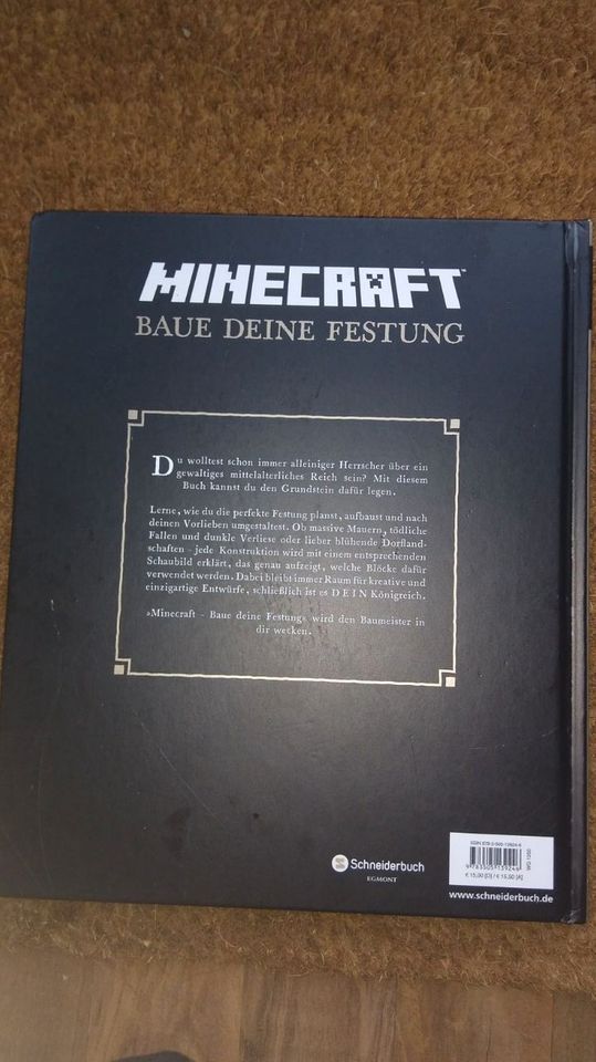 Minecraft Buch Baue deine Festung  sehr guter Zustand in Wilhelmsdorf