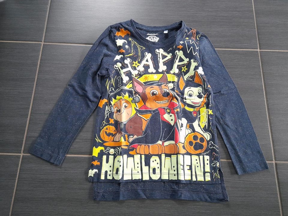 Pullover Shirt Paw Patrol 116Halloween Vampir Fledermaus leuchtet in Duisburg