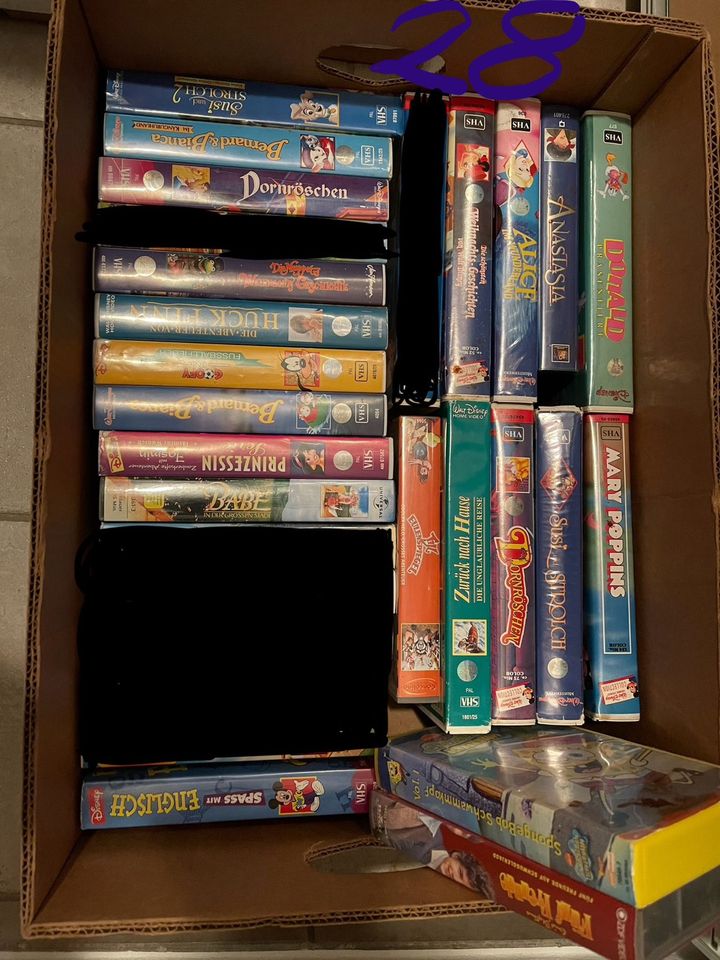 VHS Kassetten Sammlung Kinderfilme Disney Raritäten Zeichentrick in Bonn