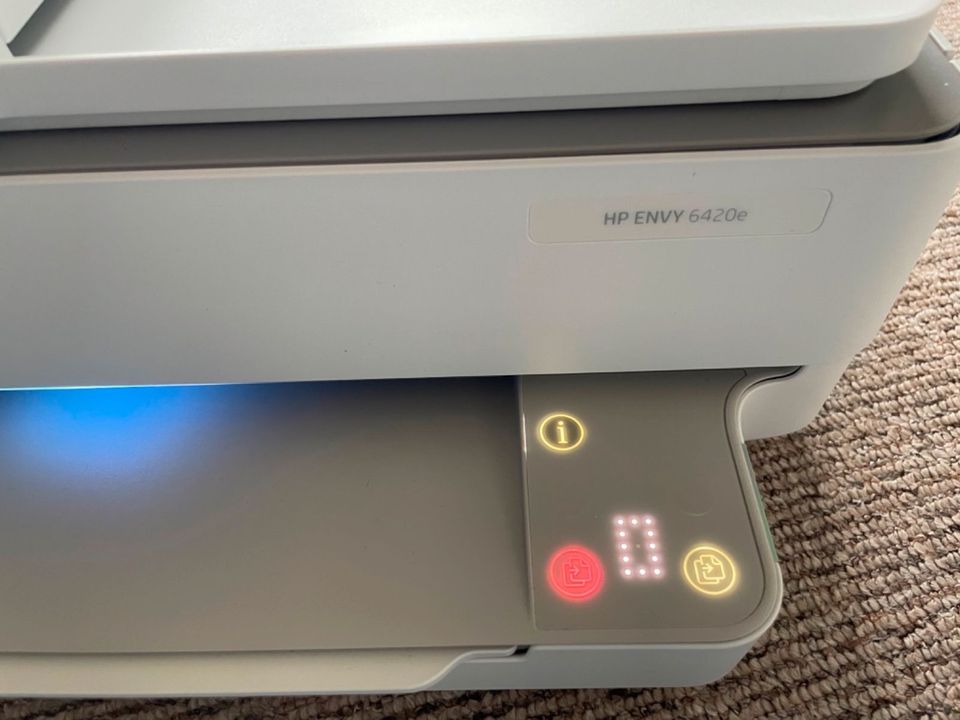 Drucker HP ENVY 6420e All-in-one in weiß-grau in Mühlhausen