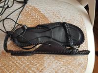 ZARA Römersandalen Boho Sandale Flats Schnürsandalen Leder 40 NEU Schleswig-Holstein - Flensburg Vorschau