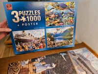 3x 1000 Teile Puzzle Nordrhein-Westfalen - Rheine Vorschau