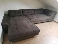 Big Sofa XXL samtgrau Sofa Couch Schlafsofa Lounge Wohnzimmer Bayern - Langenbach Vorschau