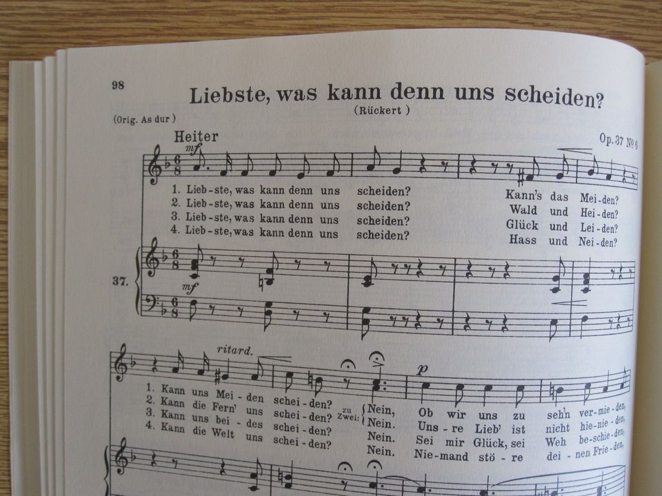 ROBERT SCHUHMANN LIEDER II Gesang und Klavier - kostenl. Versand! in Nümbrecht