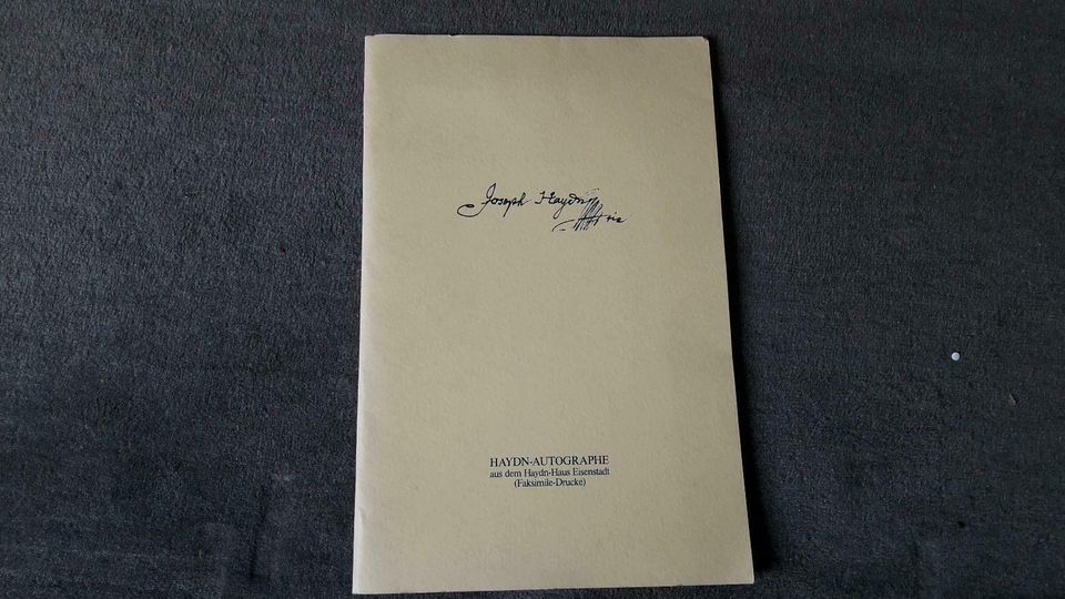 Haydn - Autographe *1976* in Dormagen