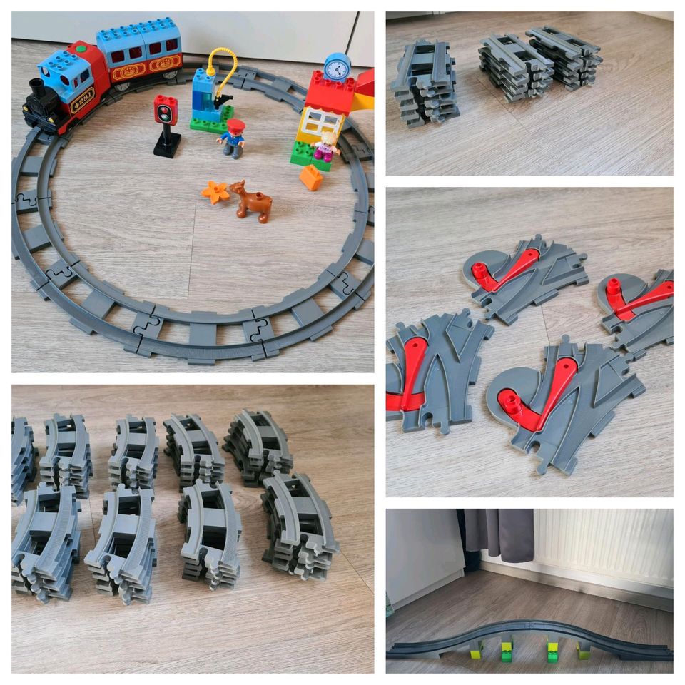 Lego Duplo Eisenbahn Set mit vielen Schienen, Kreuzungen 10507 in Weimar