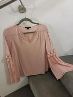 comma Bluse mit Plissee Ärmel 38 M rosa Bayern - Wilhelmsdorf Vorschau