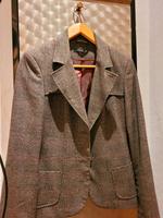 Leder Patches, Sakko, Blazer,  Jacke, von Comma, grau-braun, 40 Berlin - Tempelhof Vorschau