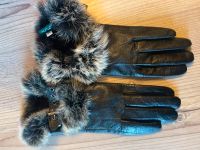 Leder Damen  Handschuhe Schwarz Fell Gr. M Nordrhein-Westfalen - Radevormwald Vorschau