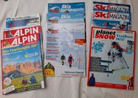 Magazine/Zeitschriften "Alpin", Ski u.Sportmagazin", "Planet snow Stuttgart - Plieningen Vorschau
