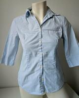 Slim Fit Bluse hemd Sisley weiss blau karriert neu gr M 3/4 arm Bayern - Neuendettelsau Vorschau