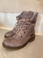 Rieker Winterboots Stiefel warm gefüttert Gr. 37 grau Nordrhein-Westfalen - Rheinbach Vorschau