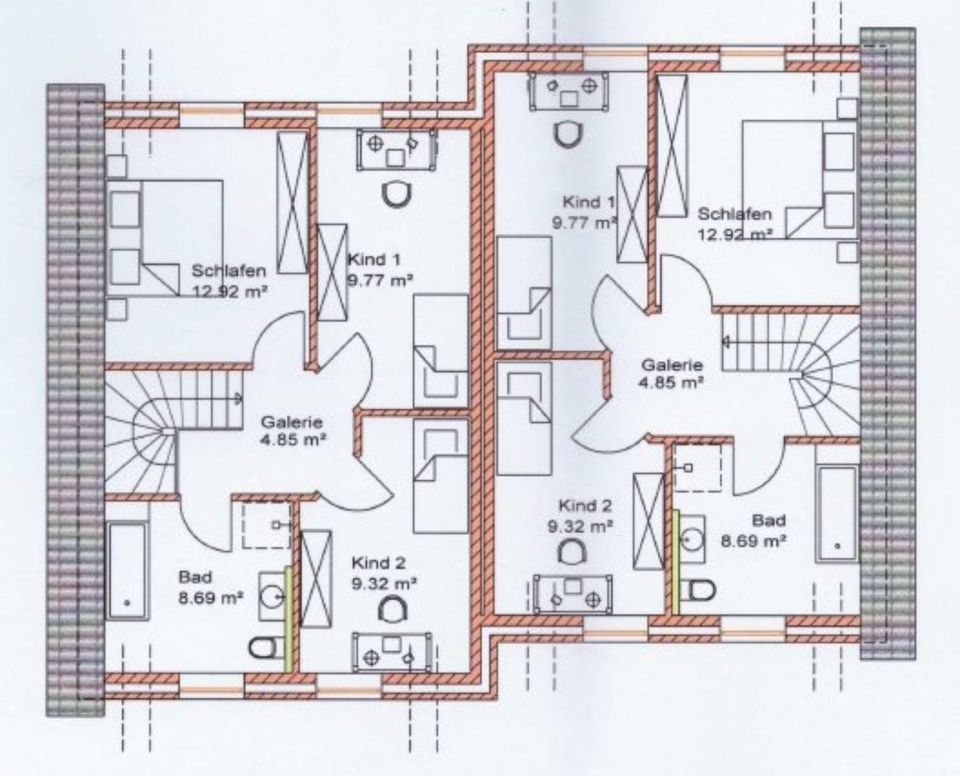 Neubau (geplante) Doppelhaushälfte im Friesoyther Zentrum inkl. Grdst. in Friesoythe